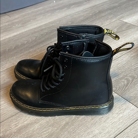 Dr. Martens Kids Zavala Combat Boots - Picture 1 of 4